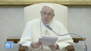 Audience du 2 déc. 2020, capture @ Vatican Media