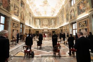 Le pape reçoit des ambassadeurs, 4 décembre 2020 ©Vatican Media