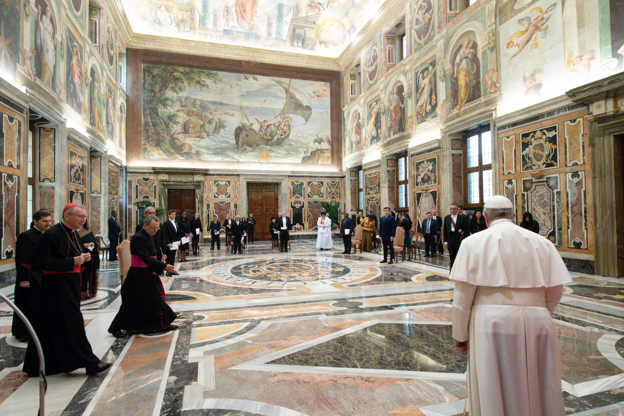 Le pape reçoit des ambassadeurs, 4 décembre 2020 ©Vatican Media