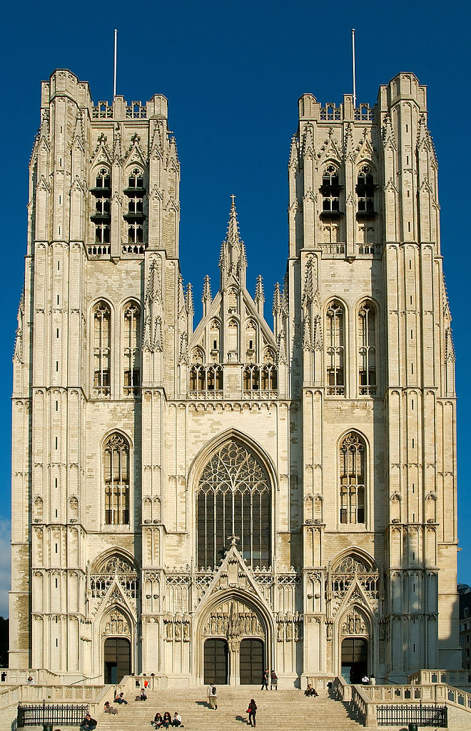 Cathédrale S.Michel-Ste Gudule, Bruxelles (Belgique) @wikimedia Commons/Luc Viatour