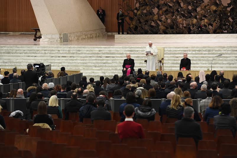 Voeux aux employés du Vatican, 21 déc. 2020 © Vatican Media