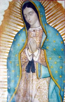 Tableau de Notre Dame de Guadalupe © DP