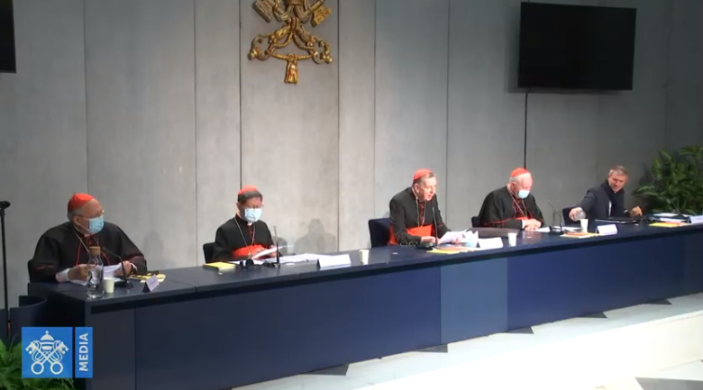 Présentation du vadémécum œcuménique pour les évêques, 4 décembre 2020, capture Vatican media