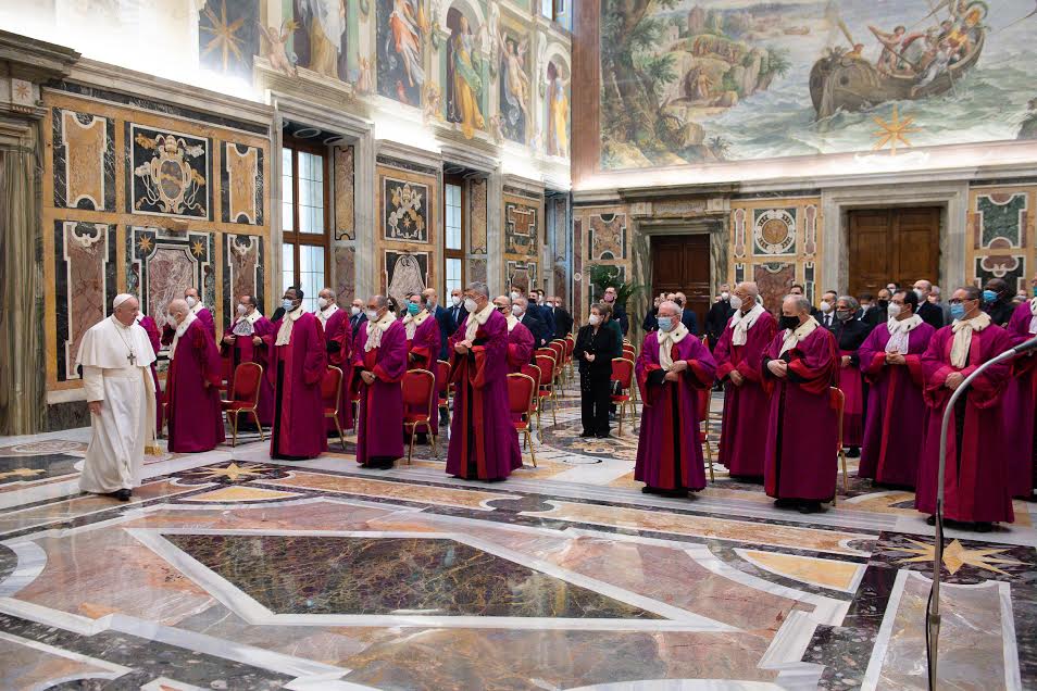 Audience à la Rote romaine © Vatican Media