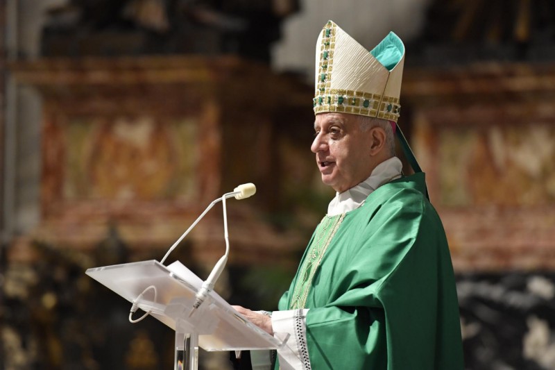 Mgr Rino Fisichella, Dimanche de la Parole de Dieu 2021 © Vatican Media