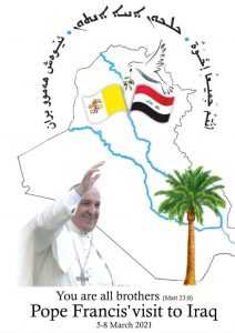 Poster du voyage du pape François en Irak (5-8 mars 2021)