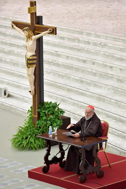 Card. Cantalamessa, première prédication de carême © Vatican Media