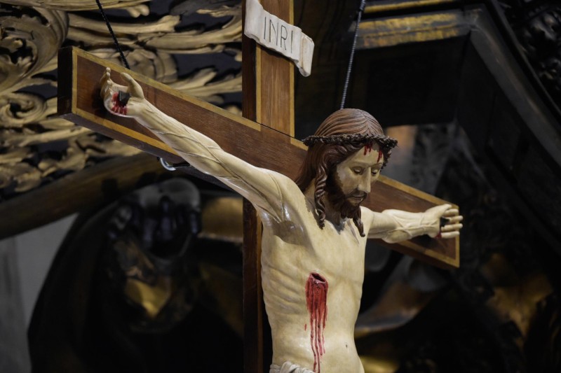 Crucifix, Messe des Cendres © Vatican Media