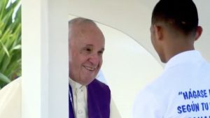 La vidéo du Pape, mars 2021, capture