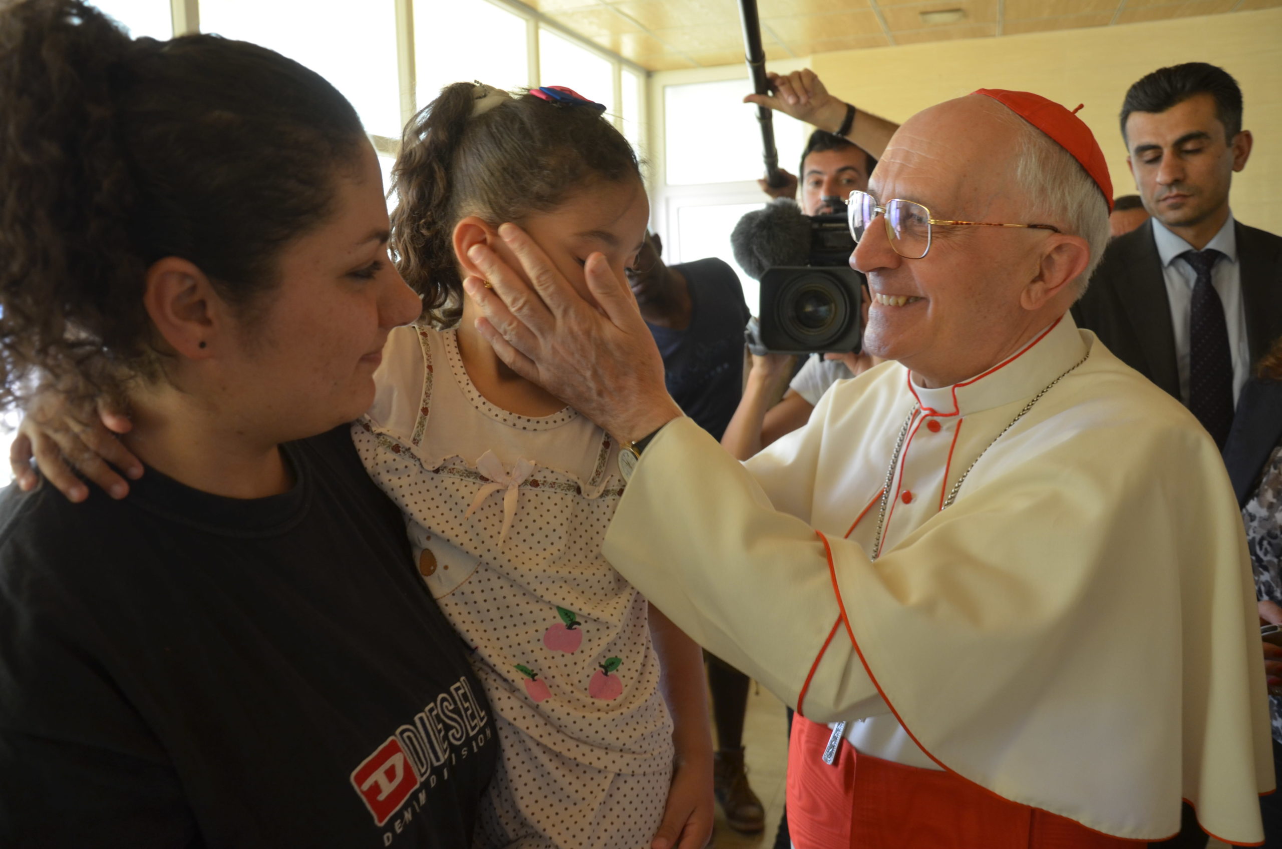 Le cardinal Filoni, envoyé du pape en Irak en 2014