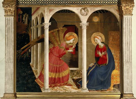Annonciation par Fra Angelico @ Musée diocésain de Cortone (Italie)