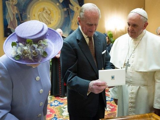 Visite de la reine Elizabeth et du prince Philip au Vatican, avril 2014 © Vatican Media