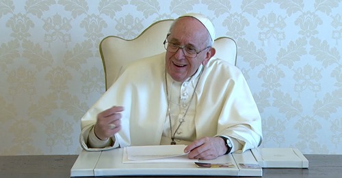 Message vidéo à Generacion Francisco, capture @Vatican Media