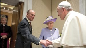 Visite de la reine Elizabeth et du prince Philip au Vatican, avril 2014 © Vatican Media
