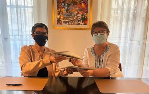 Valérie Régnier et Dominique Quinio © Sant'Egidio