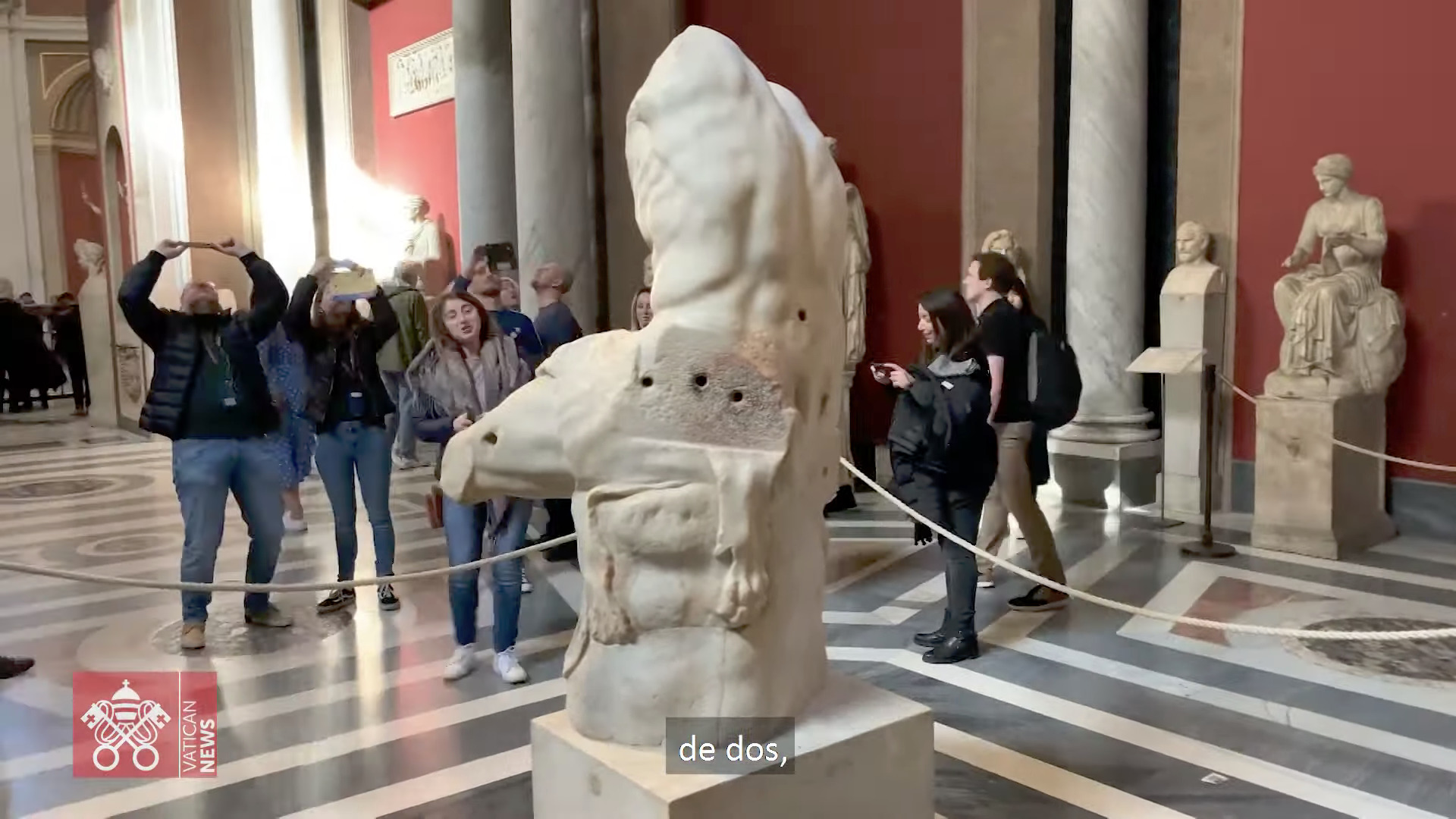 Le Torse du Belvédère, capture @ Musées du Vatican "Beauté cachée"