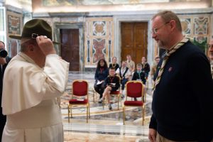 Scouts unitaires de France, 14 mai 2021 © Vatican Media
