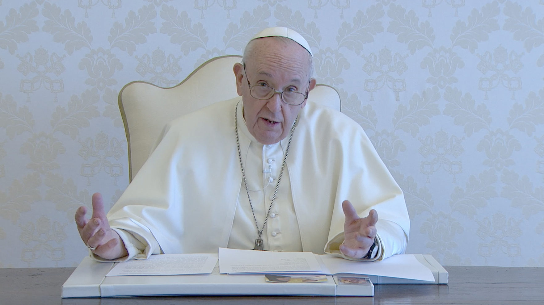 Catholiques et pentecôtistes, message vidéo du pape François, capture @ Vatican Media