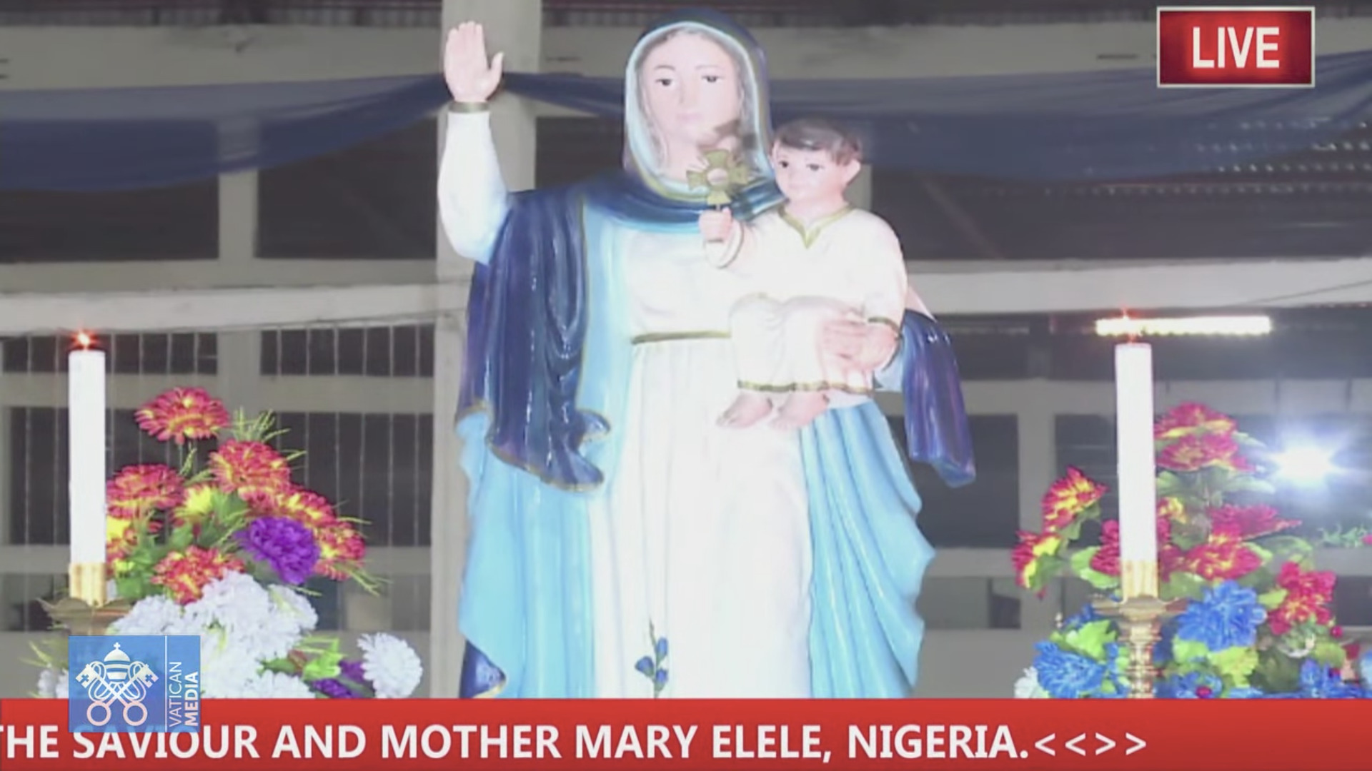 Marie, Mère du Sauveur, Elele, Nigeria, capture @ Vatican Media