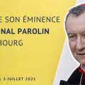 Poster de la visite du card. Parolin © Diocèse de Strasbourg