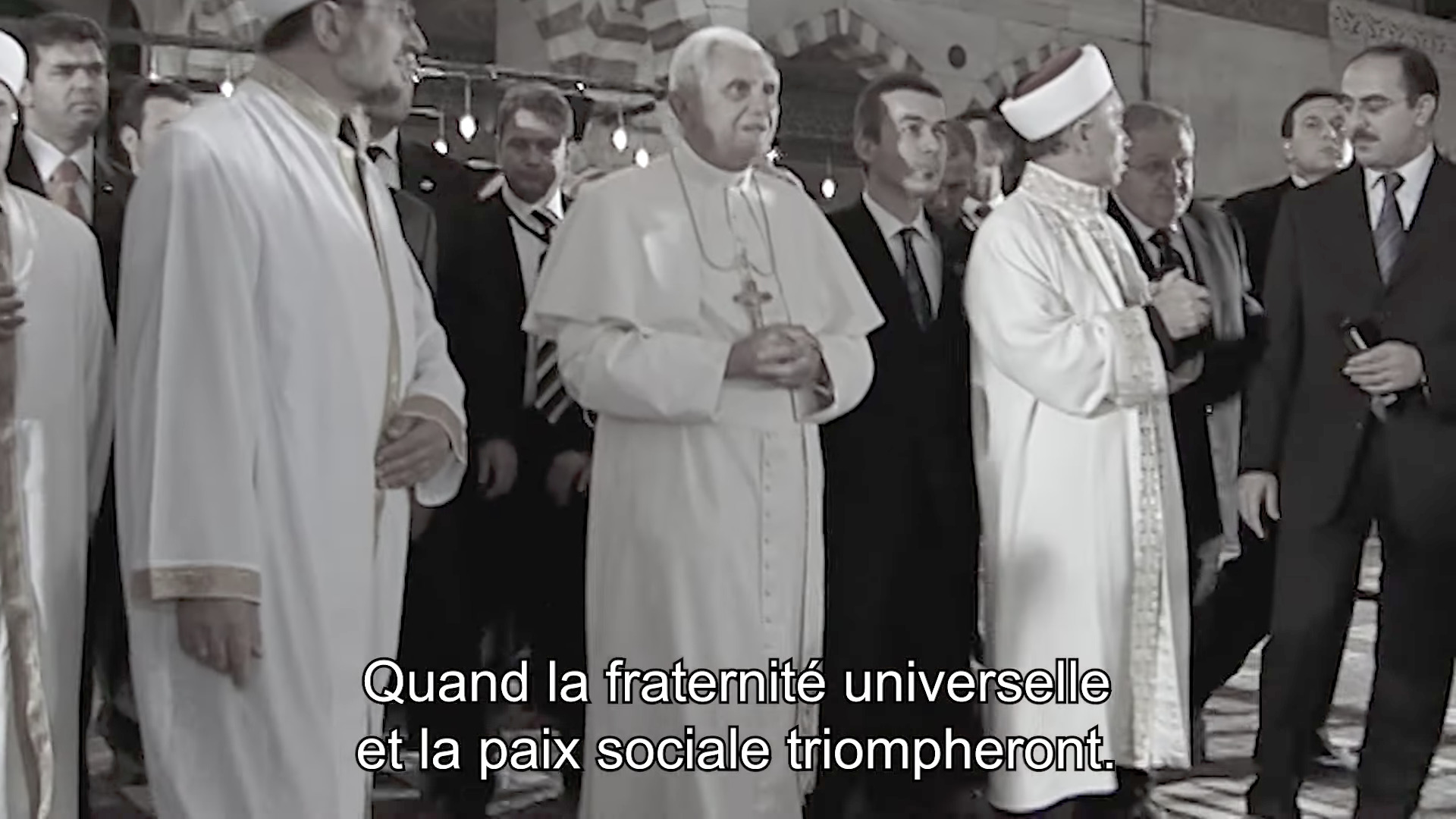 Fraternité humaine © Vidéo du Conseil pontifical pour le dialogue interreligieux