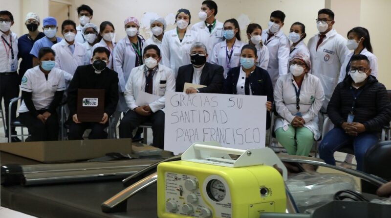 Bolivie, don de respirateurs, Hospital del Sur © diocèse de Cochabamba