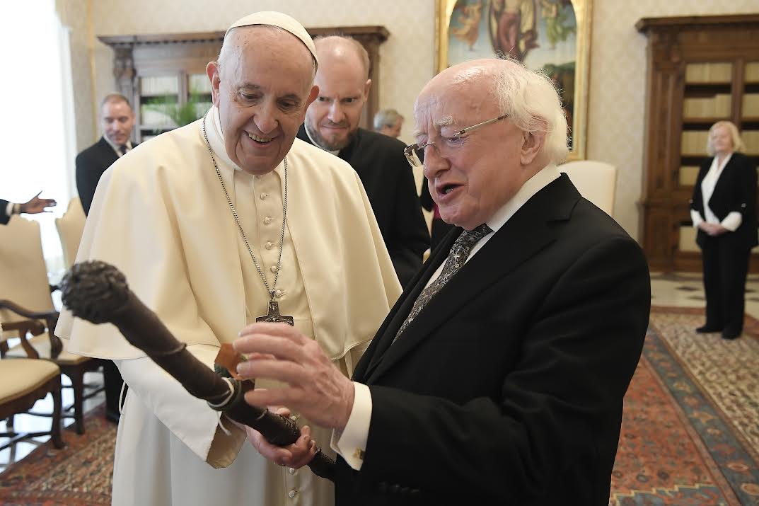 Président Michael Higgins © Vatican Media
