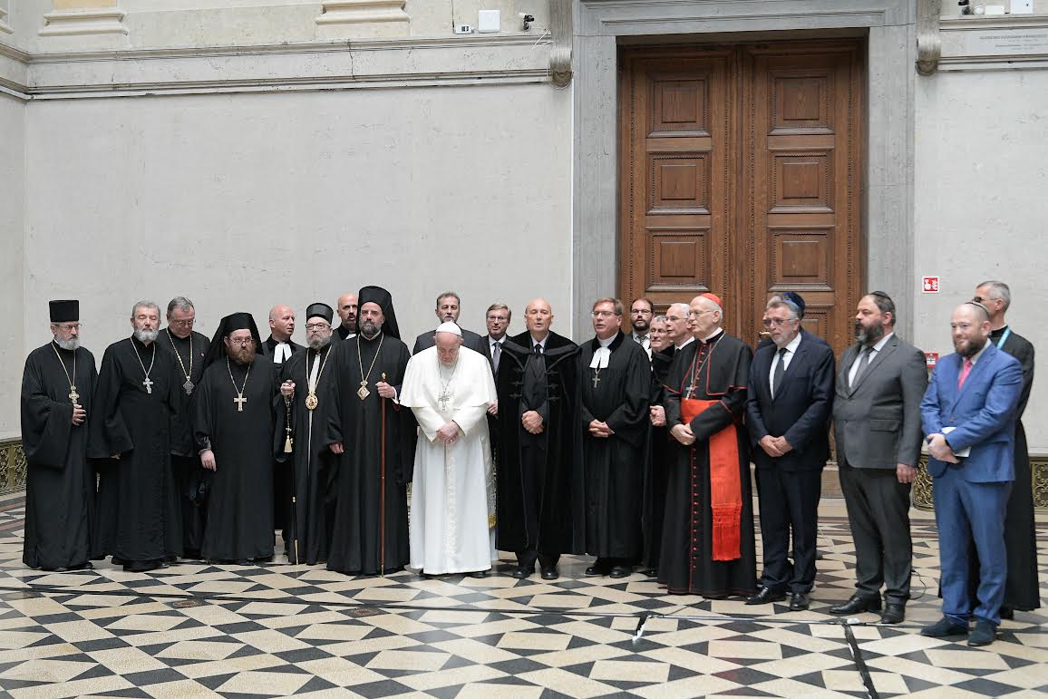 Chrétiens et juifs à Budapest © Vatican Media