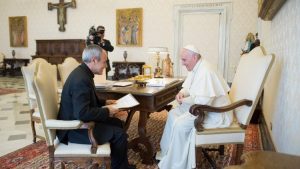 P. Julian Carron, président de Communion et libération, 2 février 2018 ​© Vatican Media
