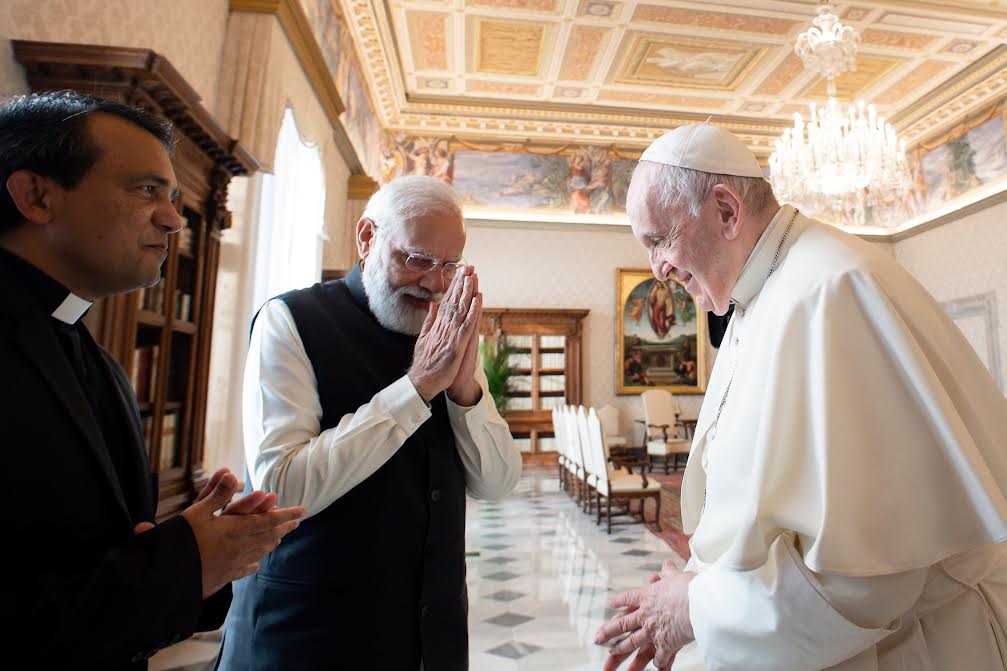 Visite de M. Narendra Modi © Vatican Media