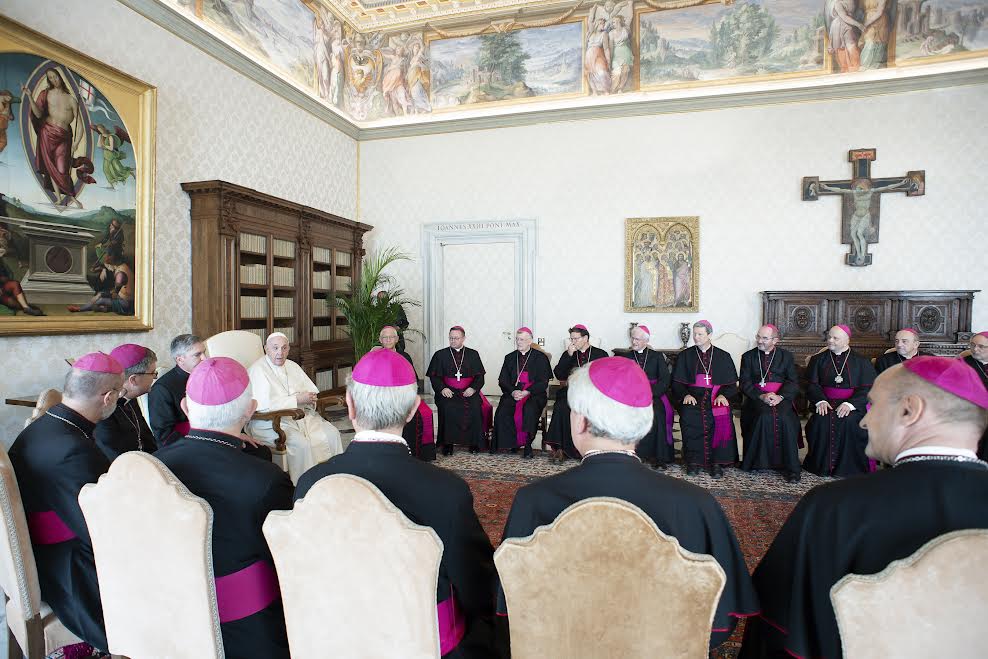 Ad limina des évêques de France © Vatican Media