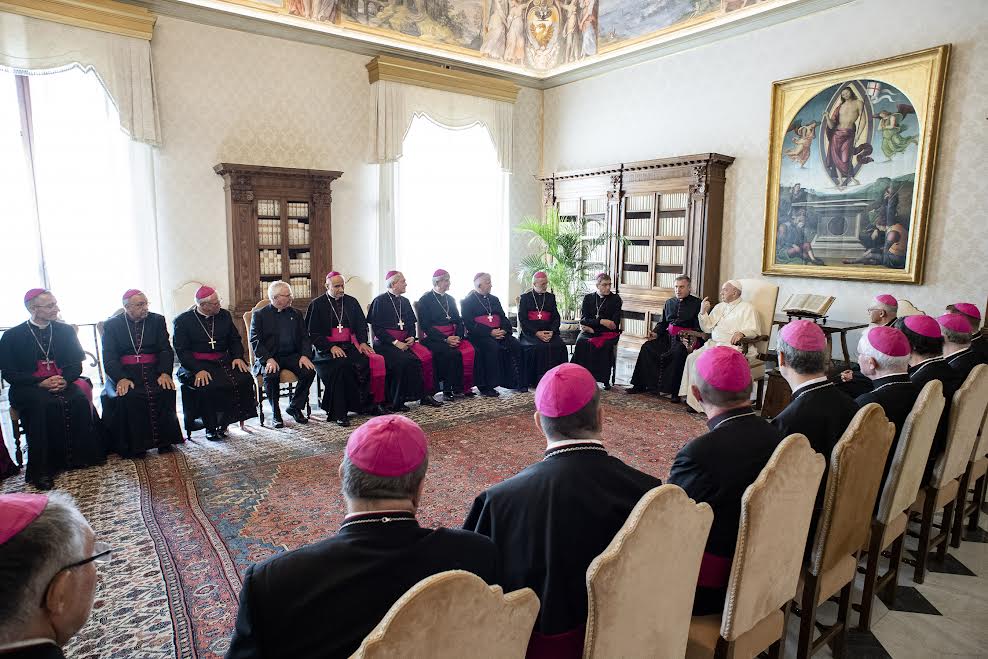 Ad limina des évêques de France © Vatican Media
