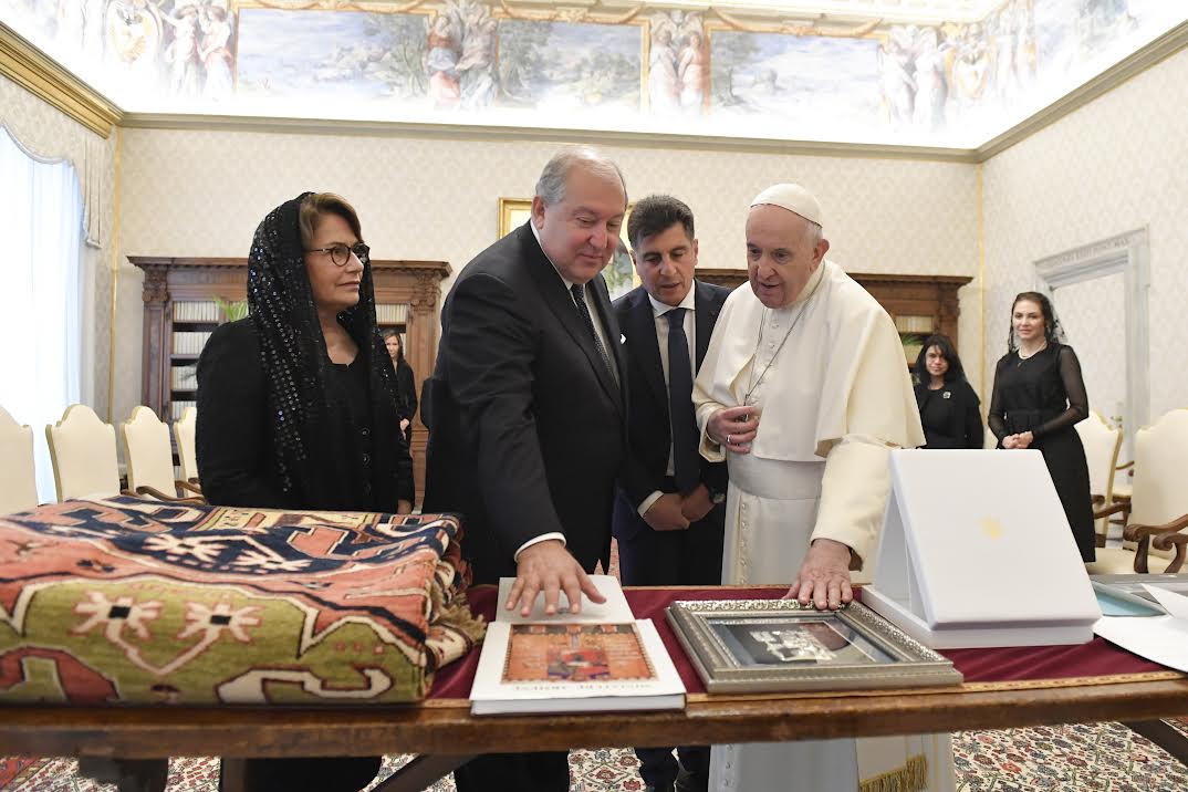 Président arménien Armen Sarkissian © Vatican Media