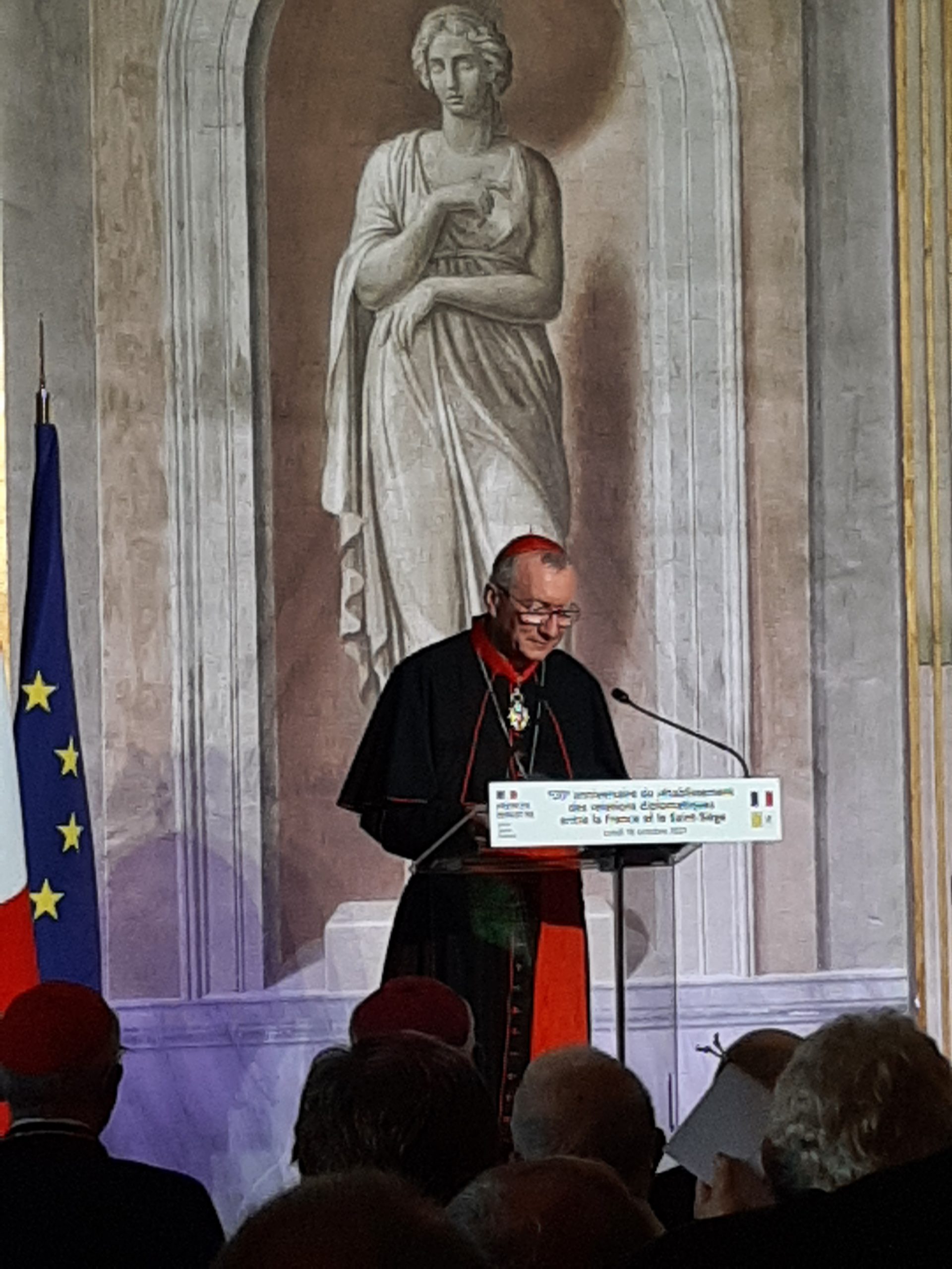 Card. Parolin, Villa Bonaparte, 18 oct. 2021 © Anita Sanchez