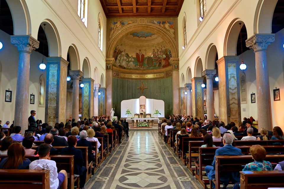 Eglise San Patrizio de Rome © https://www.facebook.com/cacrome/
