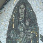 Notre Dame "Negrita de los Angeles" sainte patronne du Costa Rica, jardins du Vatican © capture Zenit / Vatican Media