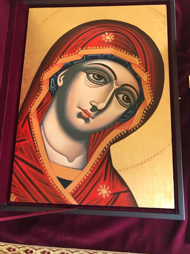 La Vierge de l'Avent, icône albanaise © Vatican Media