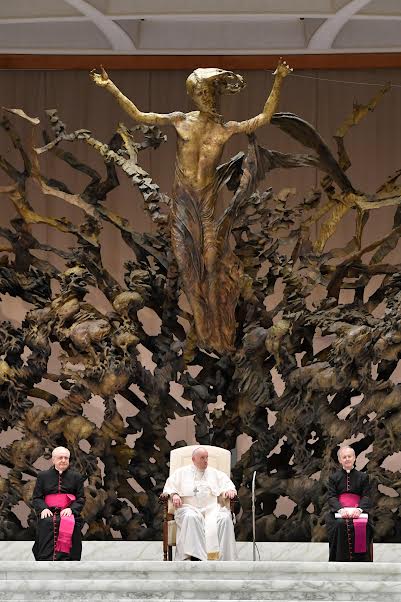 Christ ressuscité, Salle Paul VI, 24nov. 2021 © Vatican Media
