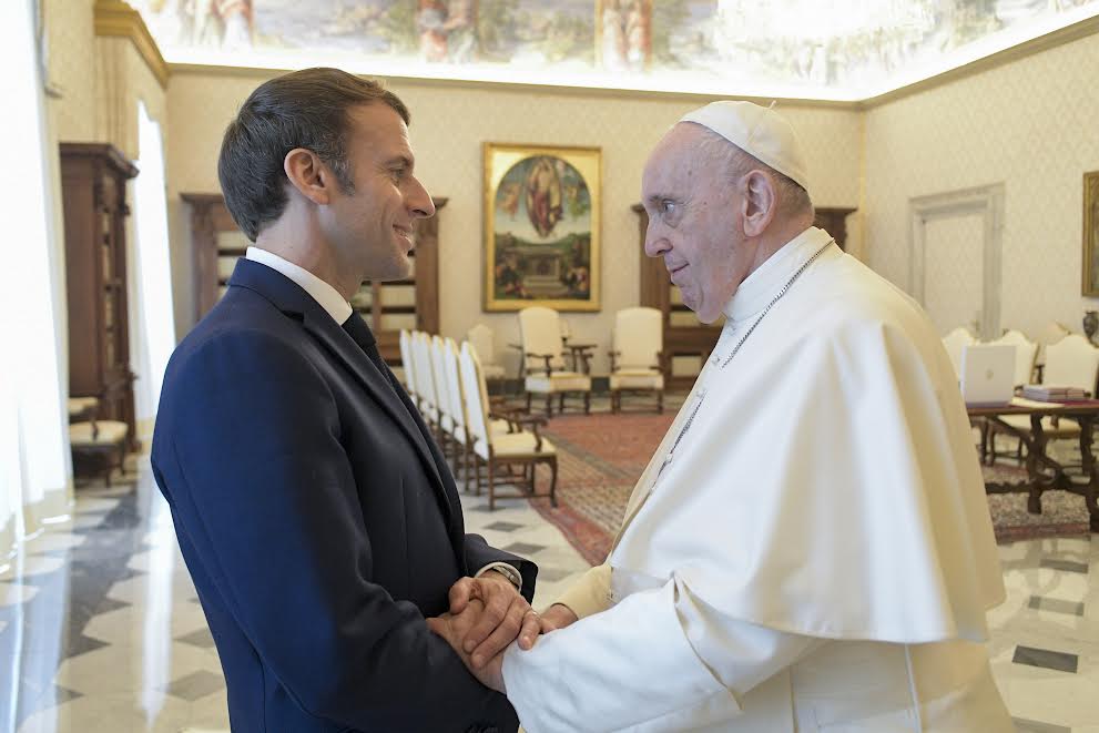 M. Emmanuel Macron © Vatican Media