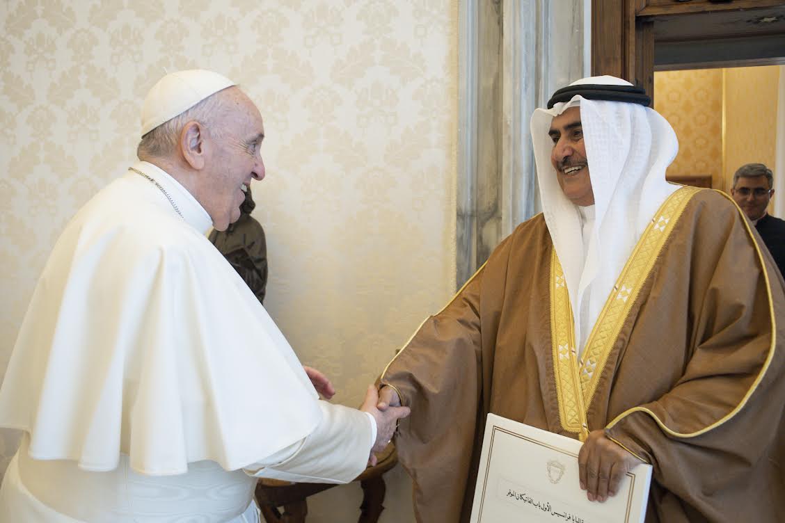 Cheikh Khalid bin Ahmed Al Khalifa (Barheïn) © Vatican Media