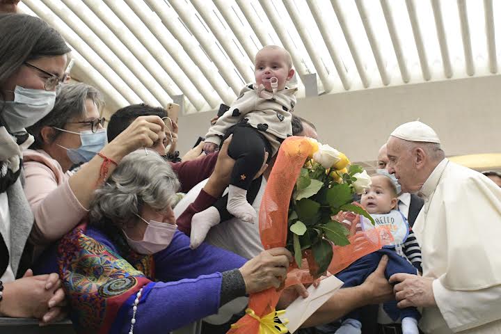 Enfants, audience du 10 nov. 2021 © Vatican Media