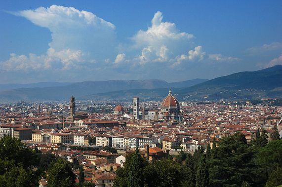 Vue de Florence (Italie) © wikimedia commons / Amada44