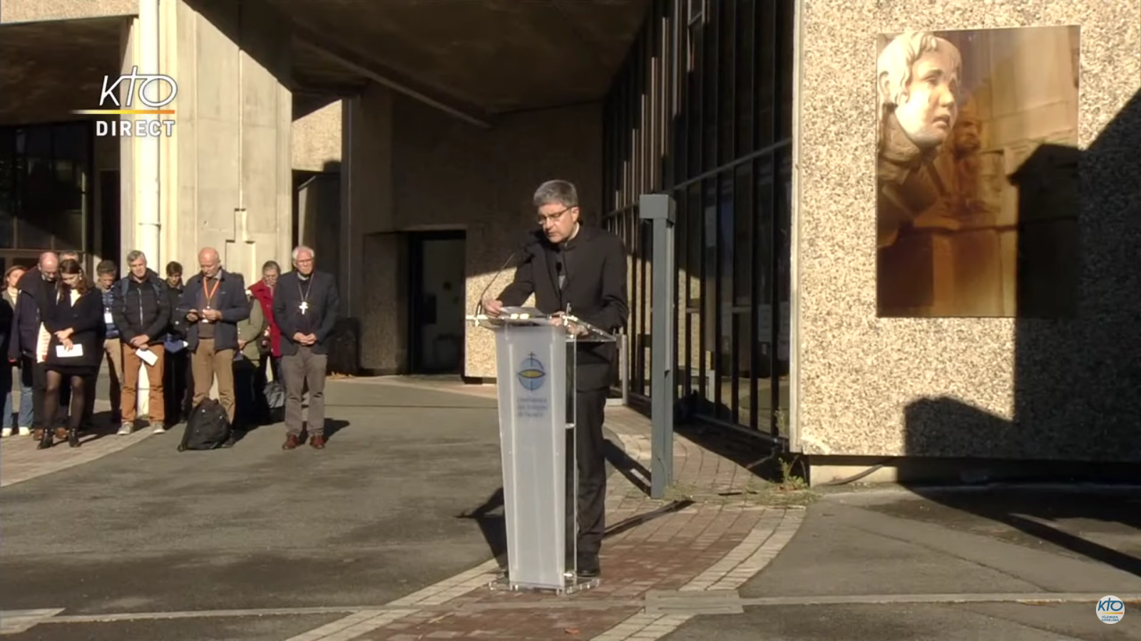 Mgr Eric de Moulins-Beaufort, Lourdes, 6 nov. 2021 © capture Zenit / KTO.TV