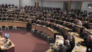 Clôture de l'assemblée des évêques de France 8 nov. 2021 © capture de Zenit / KTO