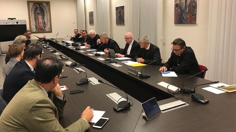 Les évêques suisses au Dicastère pour la communication © Vatican News