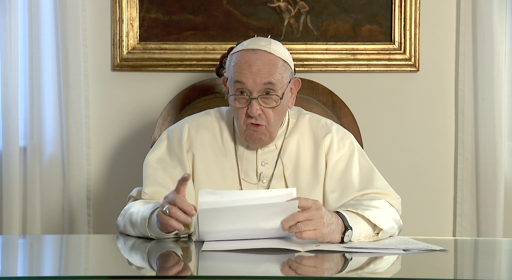 Message vidéo/Doctrine sociale/ Vérone © Vatican Media