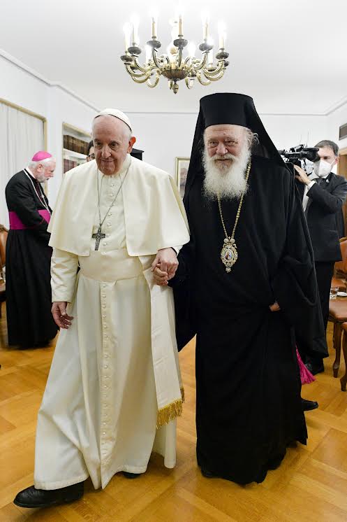 L'archevêque Hiéronymos, nonciature d'Athènes © Vatican Media
