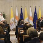 Discours devant les autorités de Chypre © Vatican Media