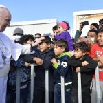 Les enfants du camp de Mavrovouni, Lesbos (Grèce) © Vatican Media
