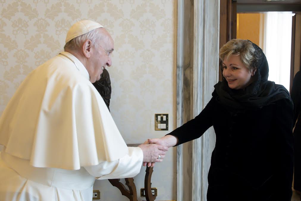 Elena Gagarina, 9 décembre 2021, © Vatican Media